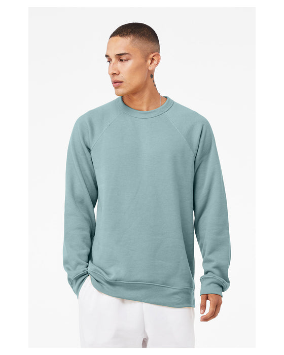 Front and Primary view of the BELLA + CANVAS Unisex Sponge Fleece Crewneck Sweatshirt