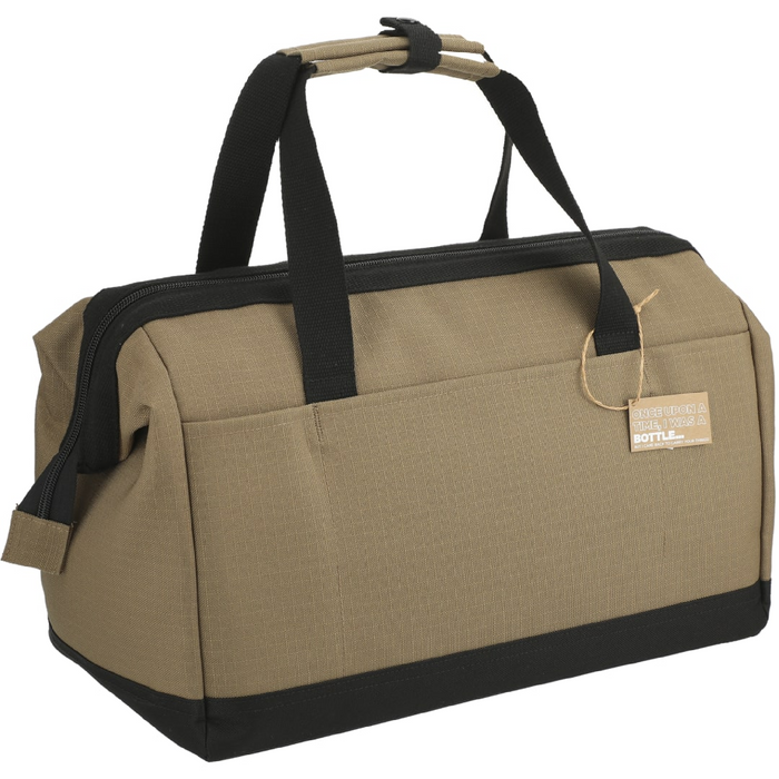 Angle-Right and Blank view of the NBN Recycled Utility Zippered Tool Tote