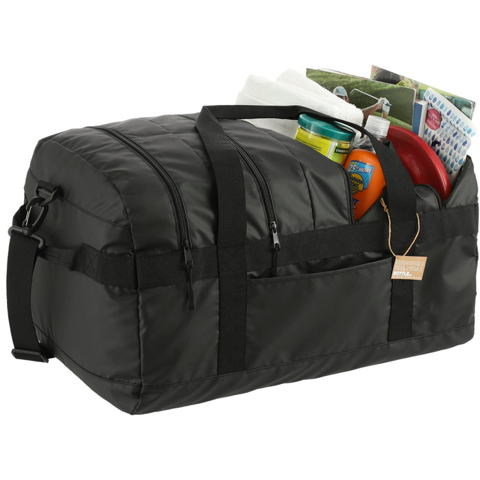 Angle-Right and Blank view of the NBN Recycled Outdoor 60L Duffel