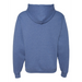 Rear view of the JERZEES NuBlend® Hooded Sweatshirt - 