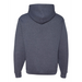 Rear view of the JERZEES NuBlend® Hooded Sweatshirt - 