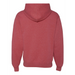 Rear view of the JERZEES NuBlend® Hooded Sweatshirt - 