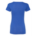 Rear view of the BELLA + CANVAS Women's Triblend Tee - 