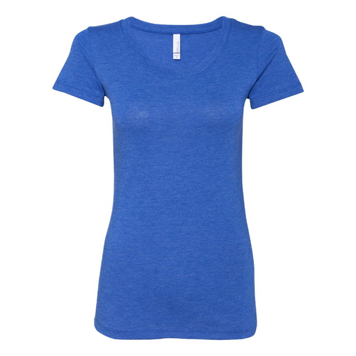 Front view of the BELLA + CANVAS Women's Triblend Tee - 