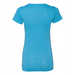 Rear view of the BELLA + CANVAS Women's Triblend Tee - 