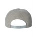 Rear view of the Premium Flat Bill Snapback Cap - 