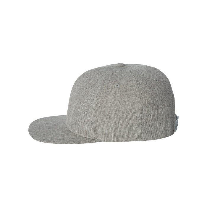 Left view of the Premium Flat Bill Snapback Cap - 