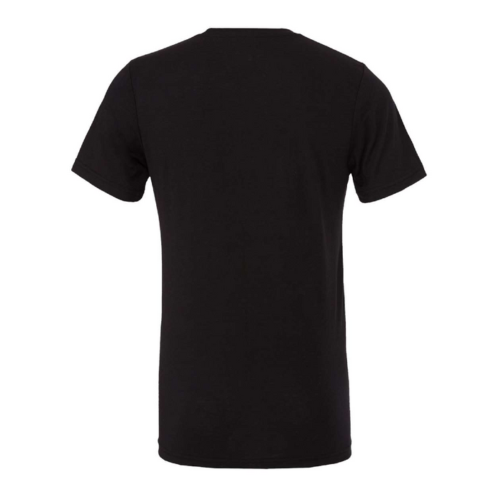 Rear view of the BELLA + CANVAS Triblend Tee -