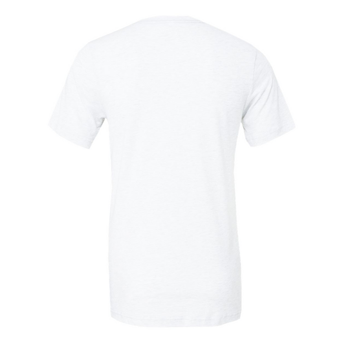 Rear view of the BELLA + CANVAS Triblend Tee