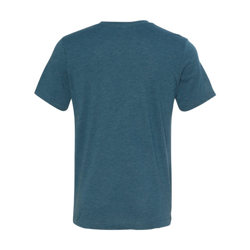 Rear view of the BELLA + CANVAS Triblend Tee -