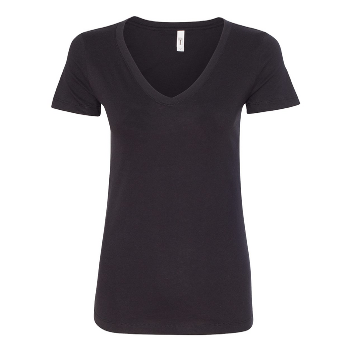 Front view of the Next Level Women's Ideal V-Neck T-Shirt - 