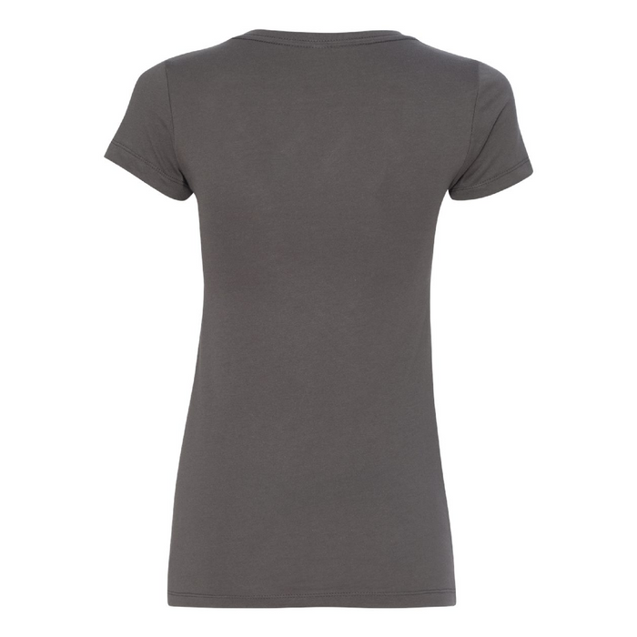 Rear view of the Next Level Women's Ideal V-Neck T-Shirt