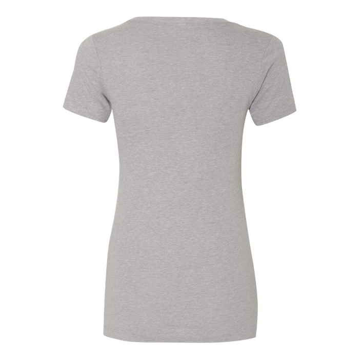 Rear view of the Next Level Women's Ideal V-Neck T-Shirt - 