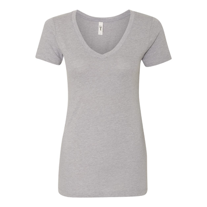 Front view of the Next Level Women's Ideal V-Neck T-Shirt - 