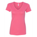 Front view of the Next Level Women's Ideal V-Neck T-Shirt - 