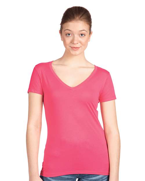 Next Level Women's Ideal V-Neck T-Shirt - 