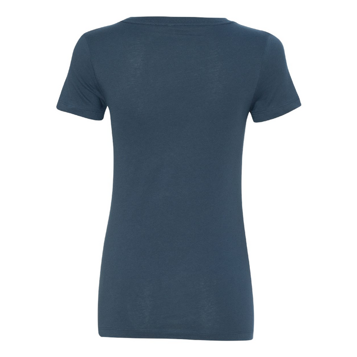 Rear view of the Next Level Women's Ideal V-Neck T-Shirt - 