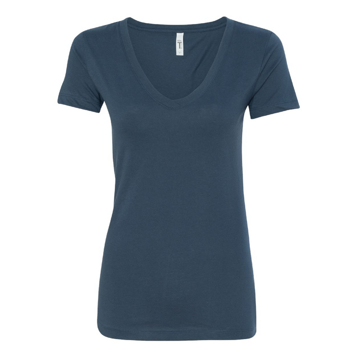 Front view of the Next Level Women's Ideal V-Neck T-Shirt - 
