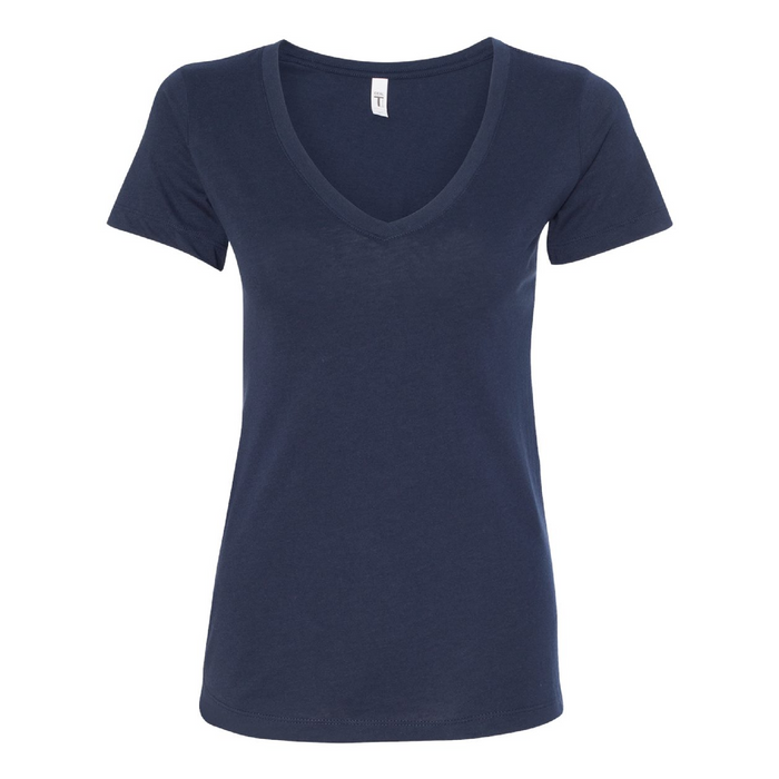 Front view of the Next Level Women's Ideal V-Neck T-Shirt - 