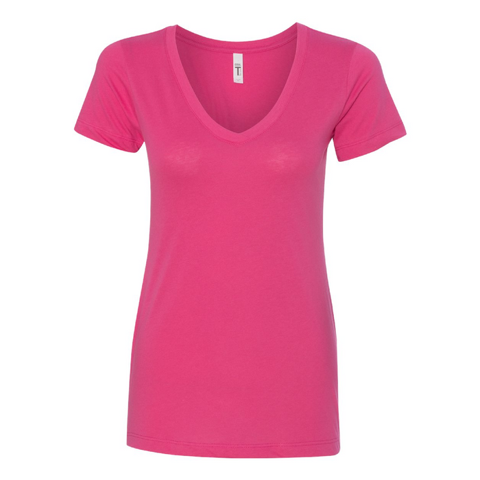 Front view of the Next Level Women's Ideal V-Neck T-Shirt - 
