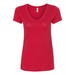 Front view of the Next Level Women's Ideal V-Neck T-Shirt - 