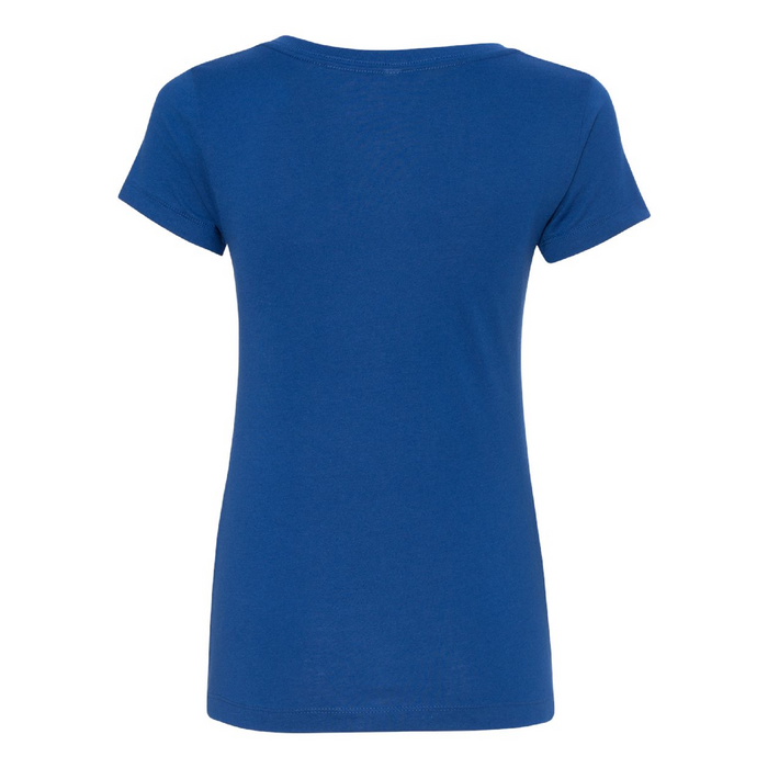 Rear view of the Next Level Women's Ideal V-Neck T-Shirt - 