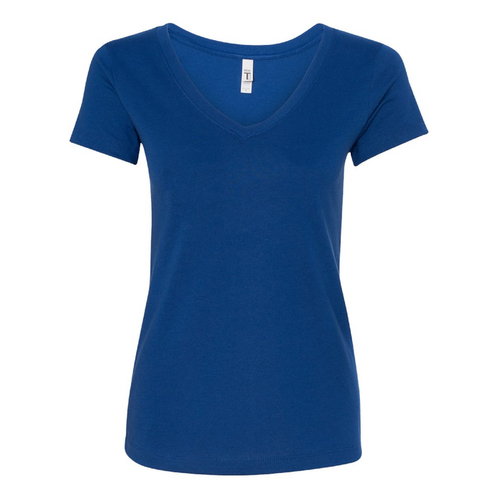 Front view of the Next Level Women's Ideal V-Neck T-Shirt - 