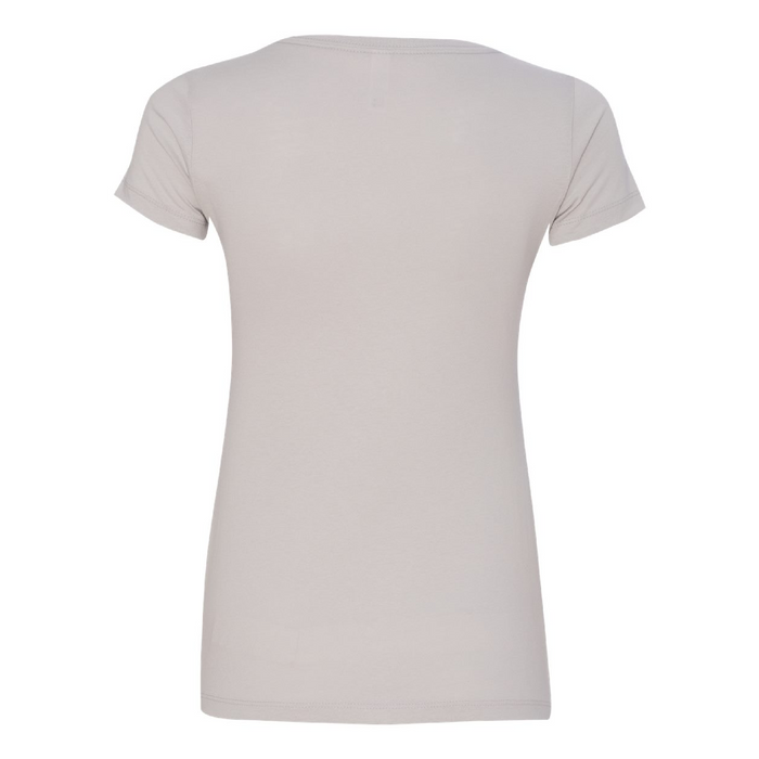 Rear view of the Next Level Women's Ideal V-Neck T-Shirt - 