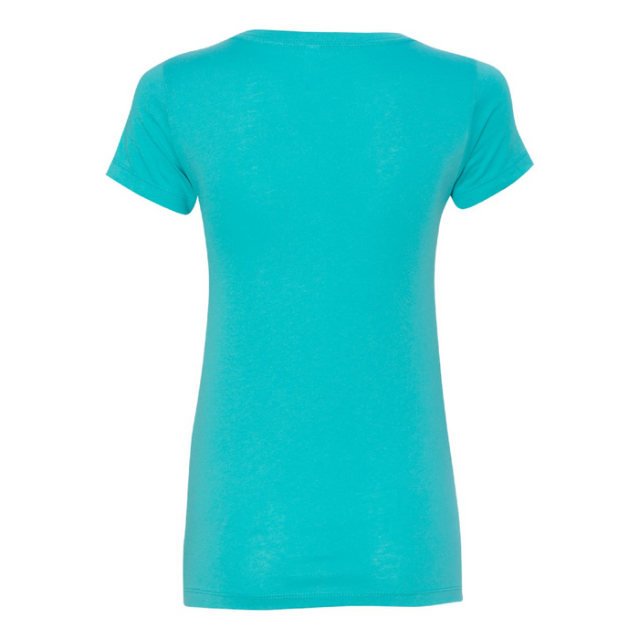 Rear view of the Next Level Women's Ideal V-Neck T-Shirt - 