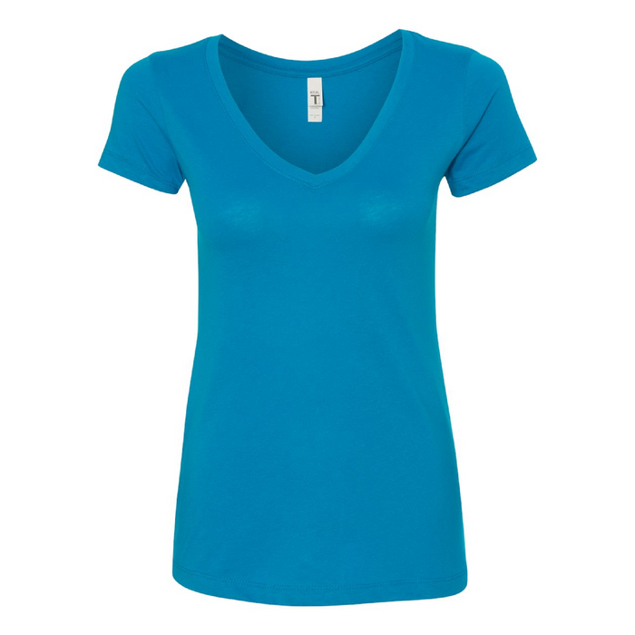Front view of the Next Level Women's Ideal V-Neck T-Shirt - 