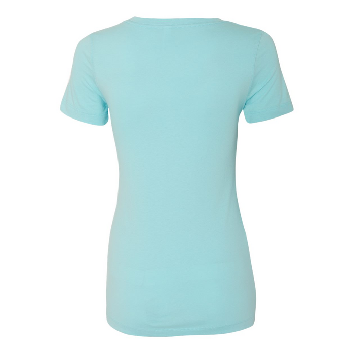 Rear view of the Next Level Women's Ideal V-Neck T-Shirt - 