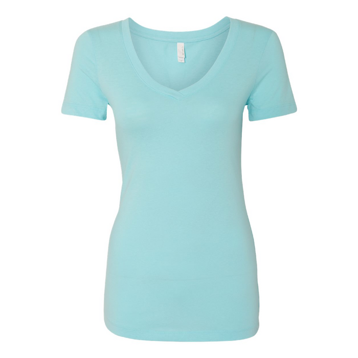 Front view of the Next Level Women's Ideal V-Neck T-Shirt - 