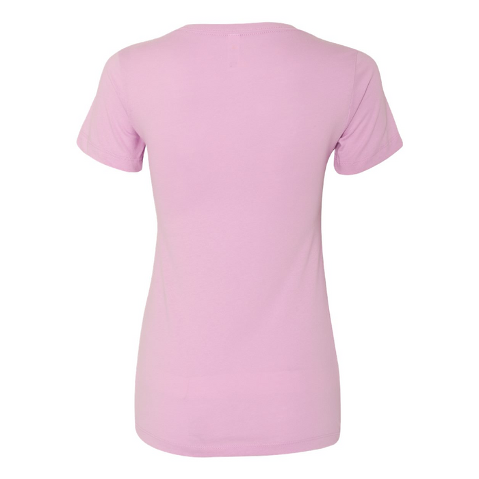 Rear view of the Next Level Women's Ideal V-Neck T-Shirt - 