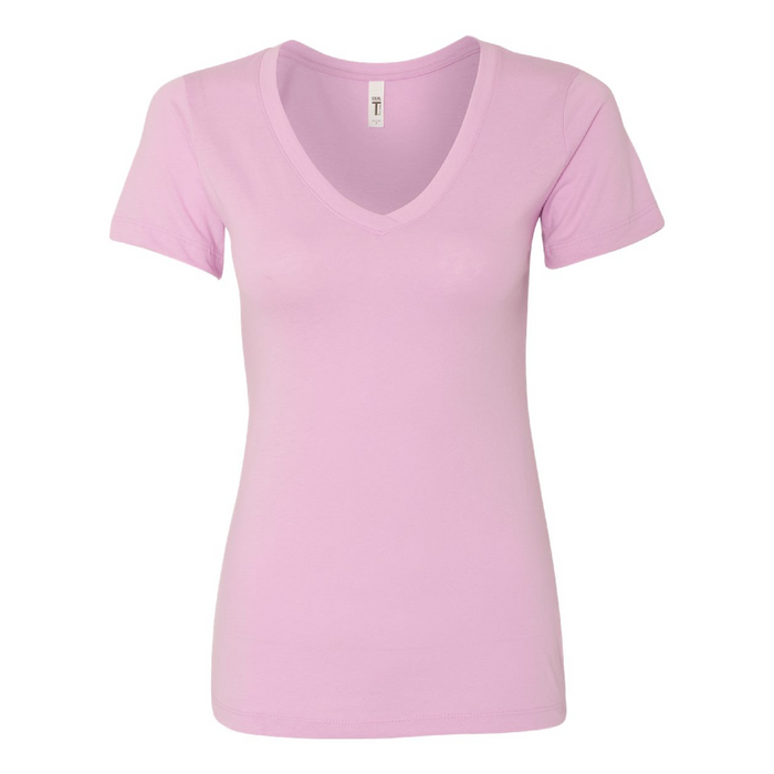 Front view of the Next Level Women's Ideal V-Neck T-Shirt - 