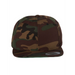 Front view of the Premium Flat Bill Snapback Cap - 