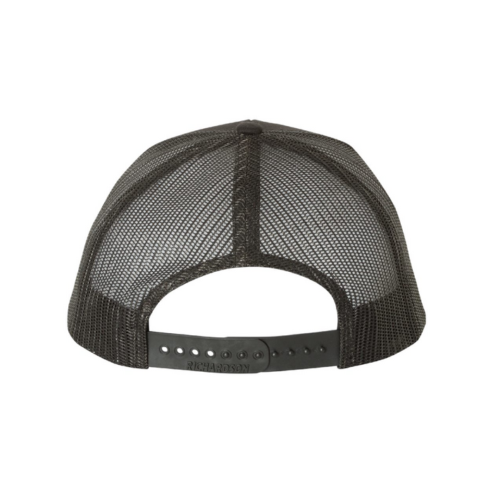Rear view of the Richardson Snapback Trucker Cap - 