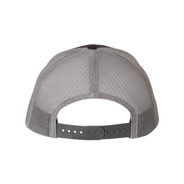 Rear view of the Richardson Snapback Trucker Cap - 