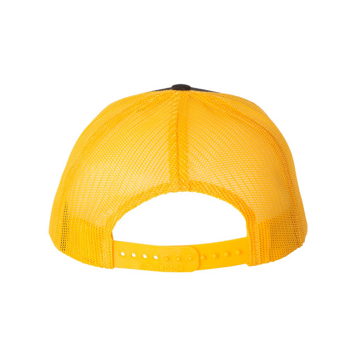 Rear view of the Richardson Snapback Trucker Cap - 