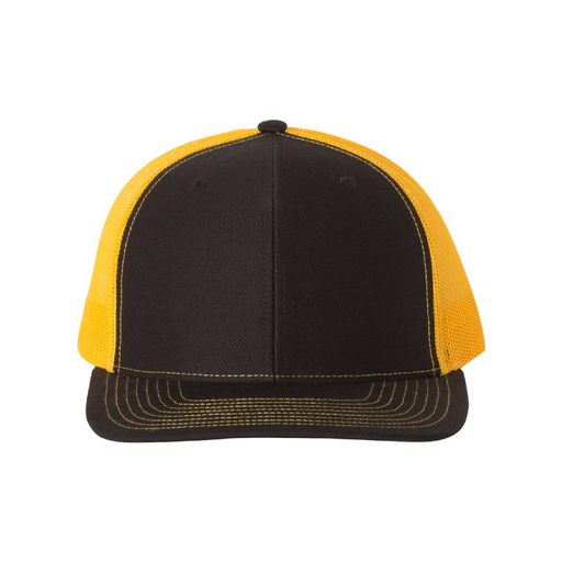 Front view of the Richardson Snapback Trucker Cap - 