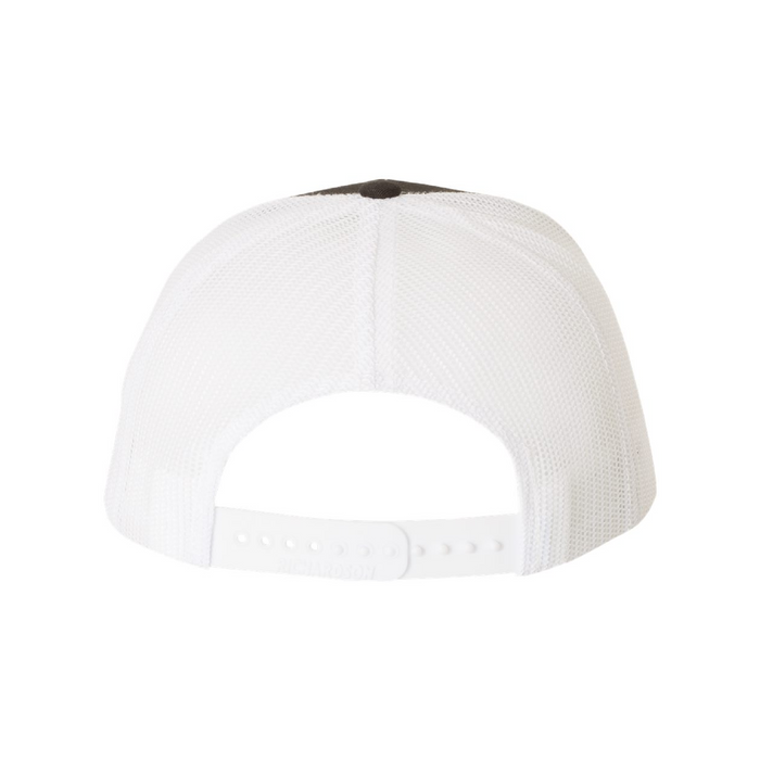 Rear view of the Richardson Snapback Trucker Cap - 