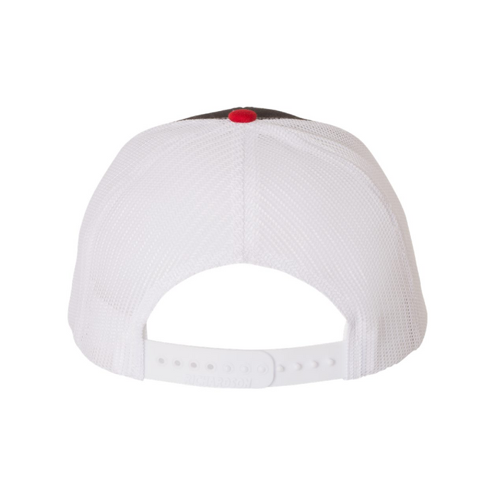 Rear view of the Richardson Snapback Trucker Cap - 