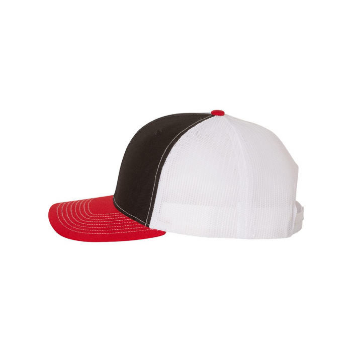 Left view of the Richardson Snapback Trucker Cap - 