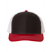 Front view of the Richardson Snapback Trucker Cap - 