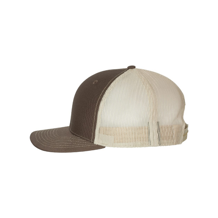 Left view of the Richardson Snapback Trucker Cap - 