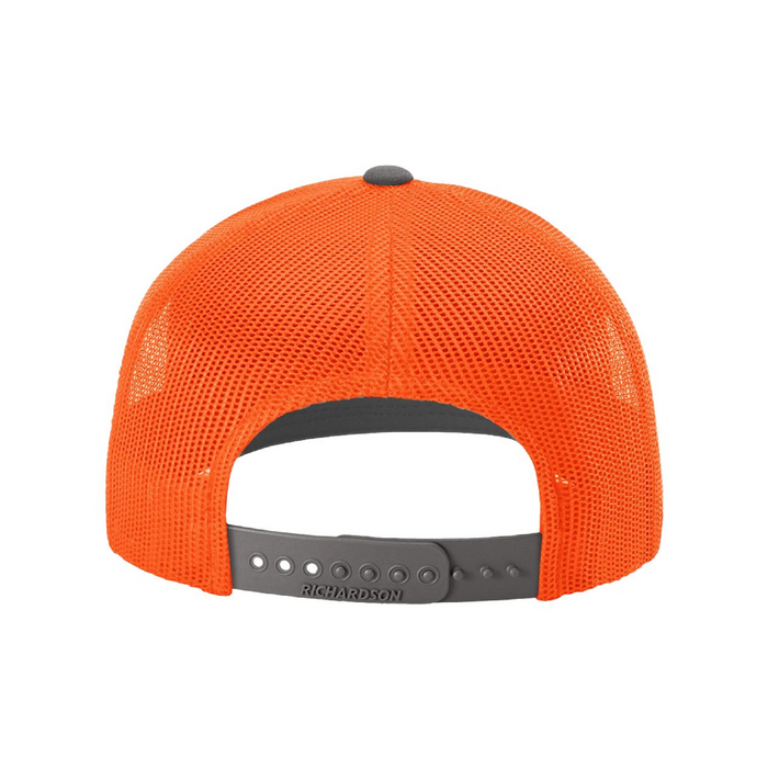 Rear view of the Richardson Snapback Trucker Cap - 