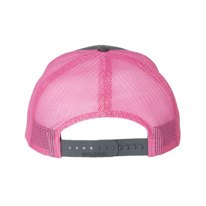 Rear view of the Richardson Snapback Trucker Cap - 