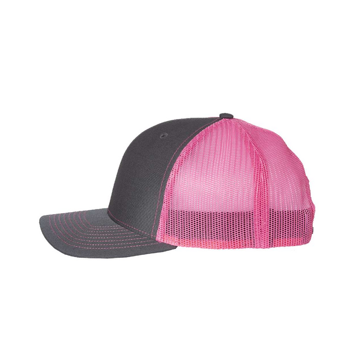 Left view of the Richardson Snapback Trucker Cap - 
