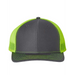 Front view of the Richardson Snapback Trucker Cap - 
