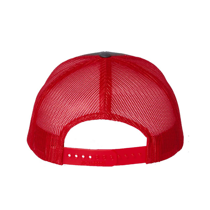 Rear view of the Richardson Snapback Trucker Cap - 