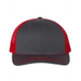 Front view of the Richardson Snapback Trucker Cap - 